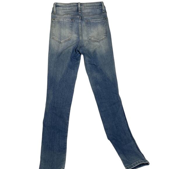 Flying Monkey Jeans Women's 25 - High Rise Button Up Ankle Skinny - Picture 4 of 5